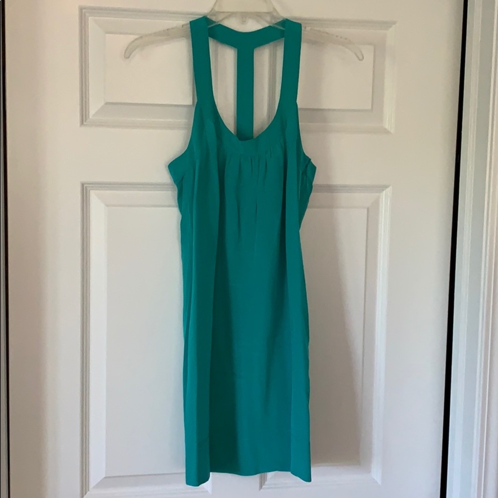 Banana Republic silk T-back dress